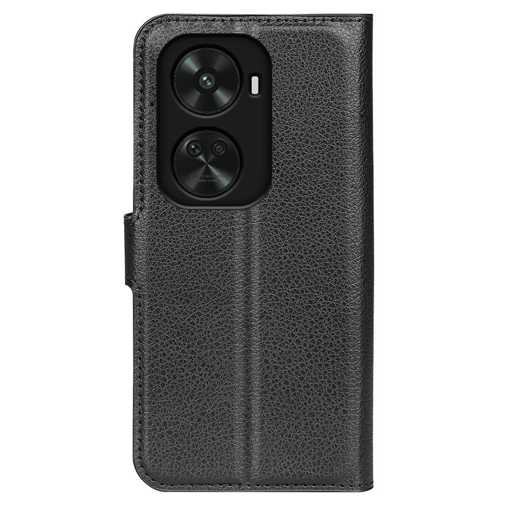 Litchi knížkové pouzdro na Huawei Nova 12 SE - černé
