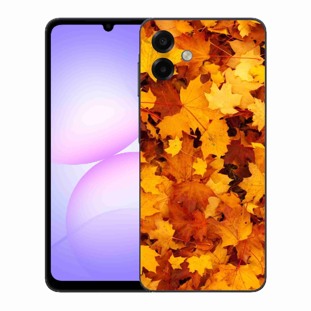 Gelový kryt mmCase na Samsung Galaxy A07 4G - javorové listy