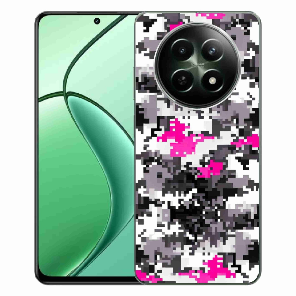 Gelový kryt mmCase na Realme 12 5G/12x 5G - maskáčový vzor 4