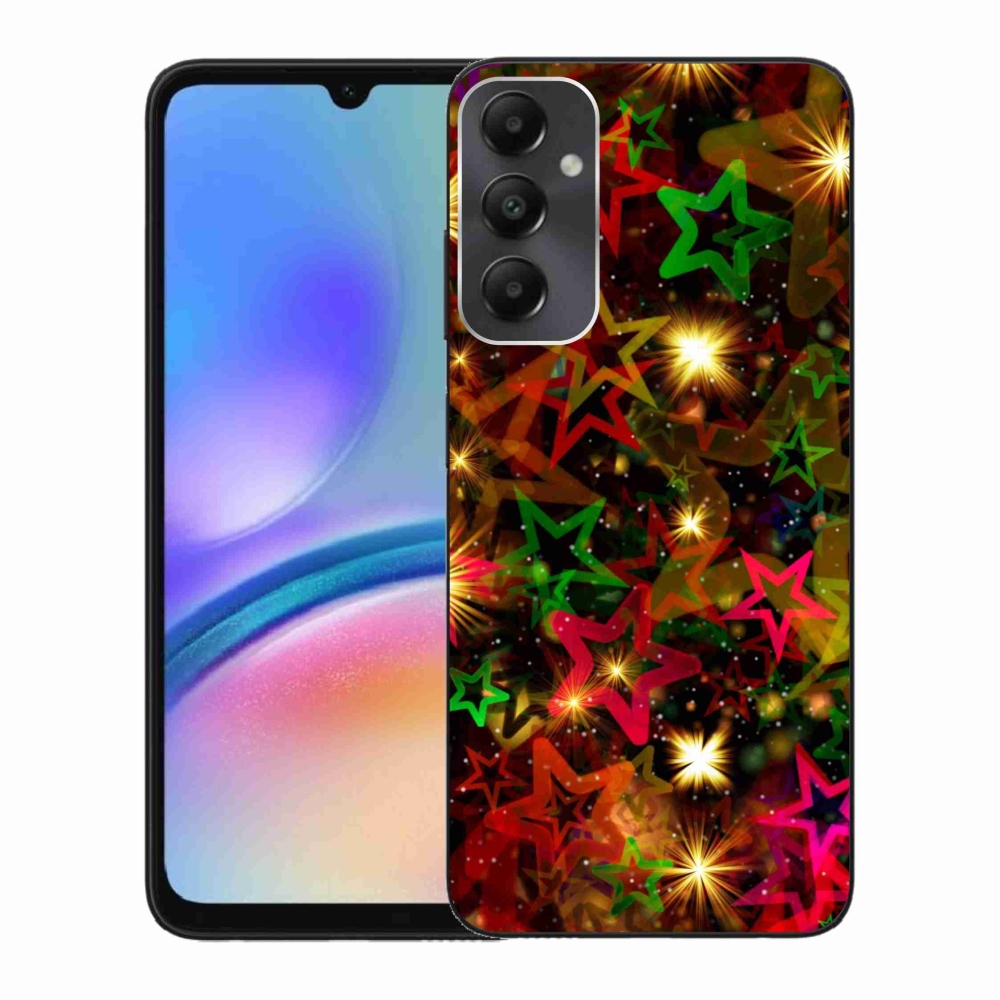 Gelový kryt mmCase na Samsung Galaxy A05s - barevné hvězdičky