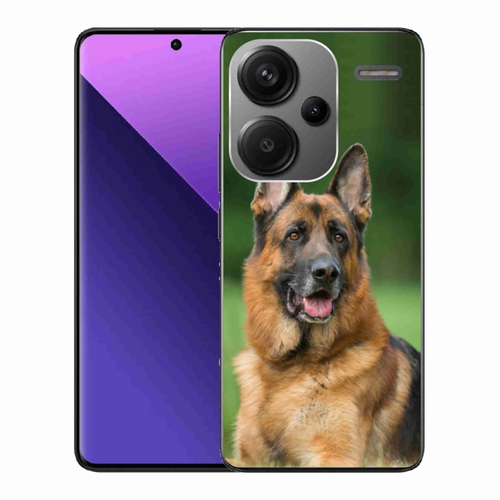 Gelový kryt mmCase na Xiaomi Redmi Note 13 Pro+ 5G - německý ovčák