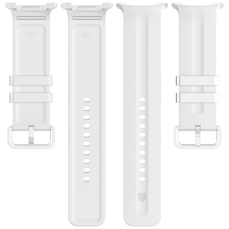 Tactical Silikonový Řemínek pro Samsung Galaxy Watch 8/9 White
