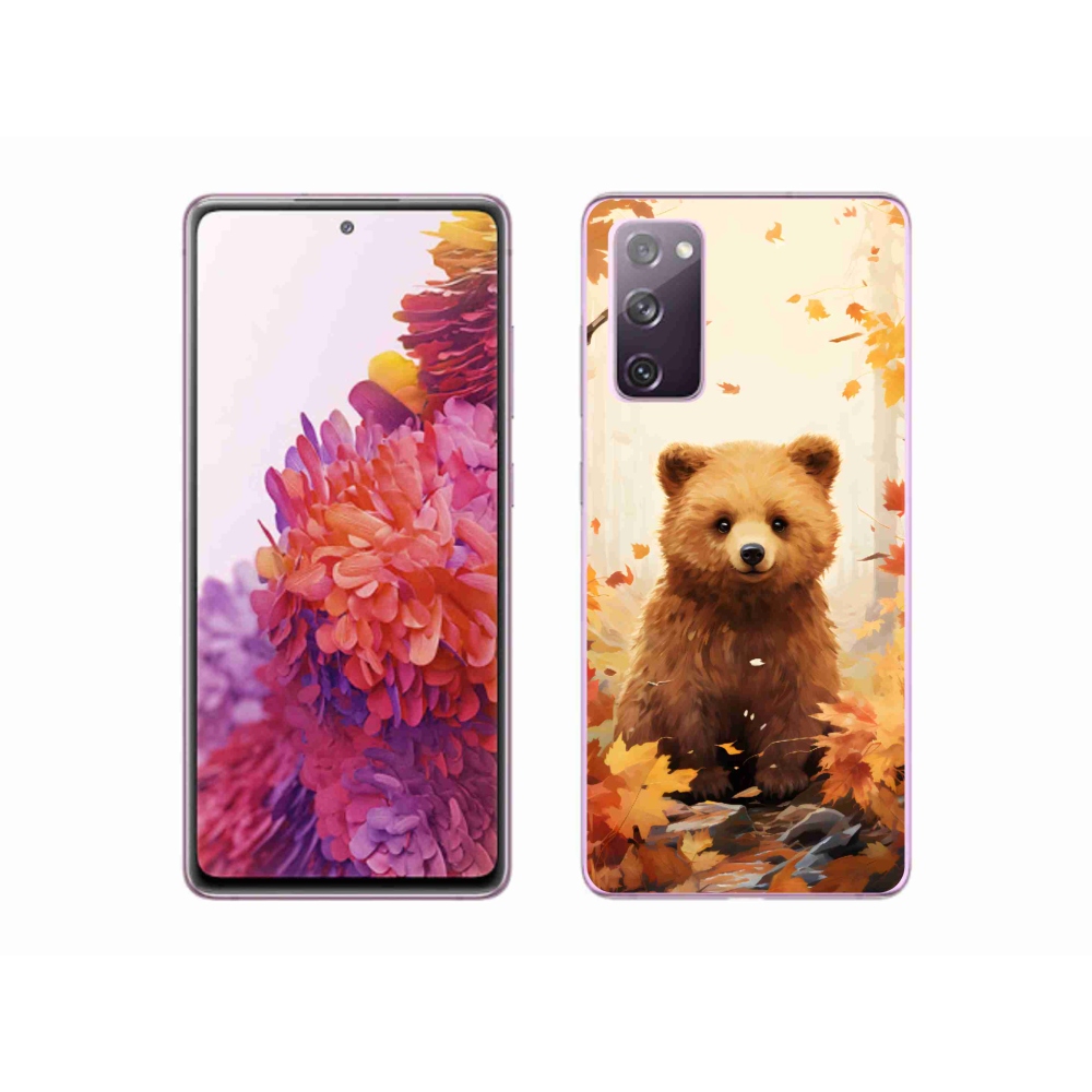 Gelový kryt mmCase na Samsung Galaxy S20 FE - medvěd v lese