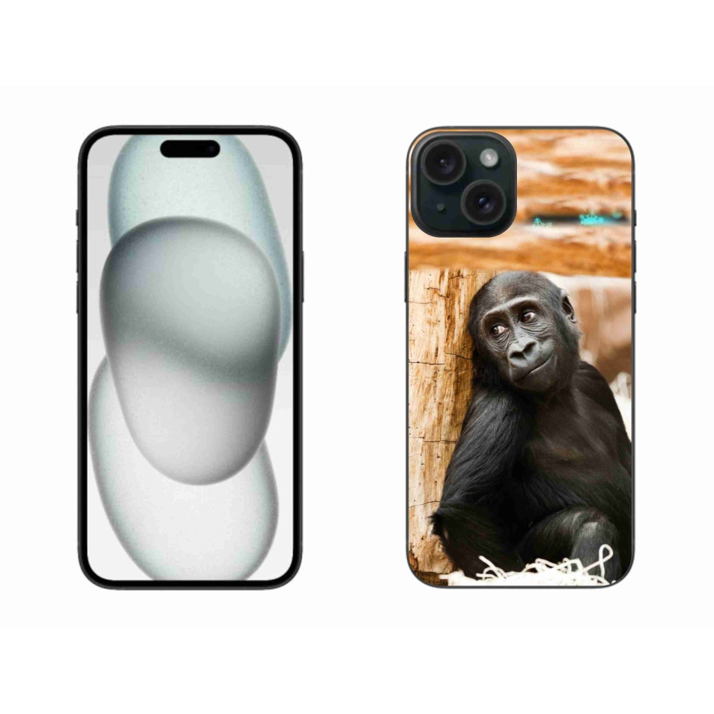Gelový kryt mmCase na iPhone 15 Plus - gorila