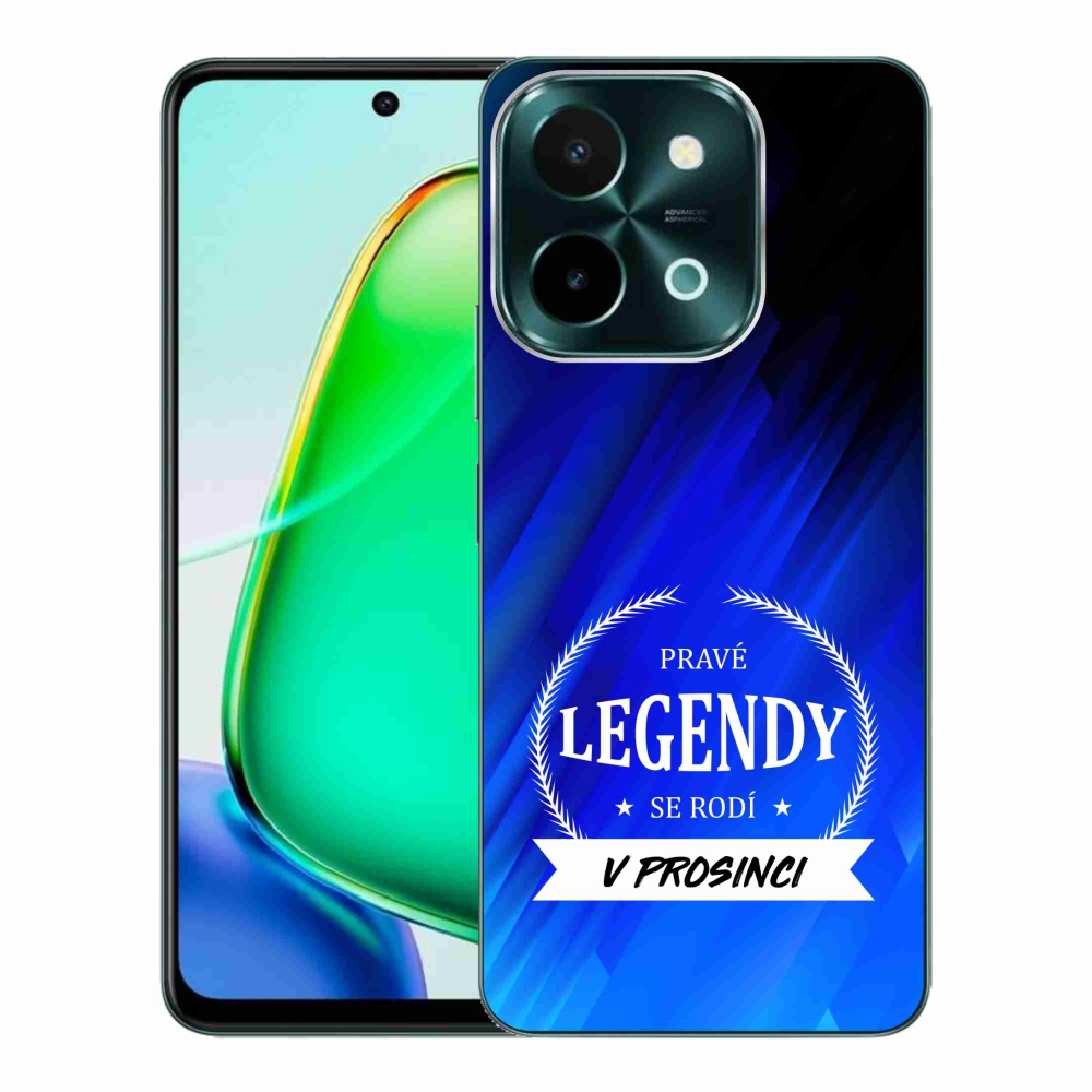 Gelový kryt mmCase na Vivo Y28 - legendy v prosinci modré pozadí