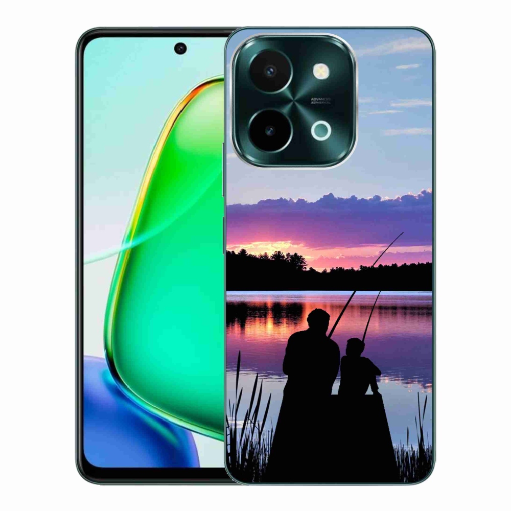 Gelový kryt mmCase na Vivo Y28 - rybaření 2