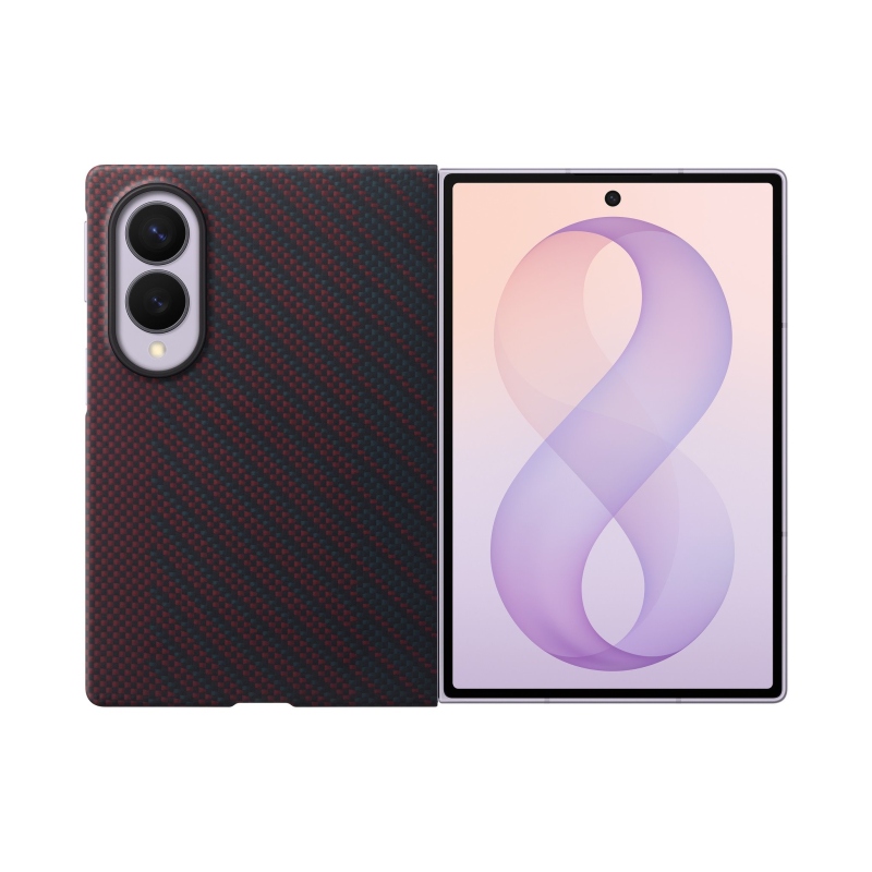 EF-KF971SRE Samsung Carbon Magnetický Kryt pro Galaxy Z Fold 8 Violet