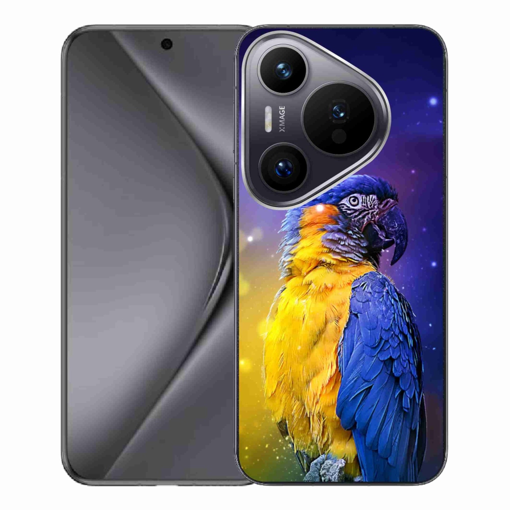 Gelový obal mmCase na Huawei Pura 70 Pro - papoušek ara 1