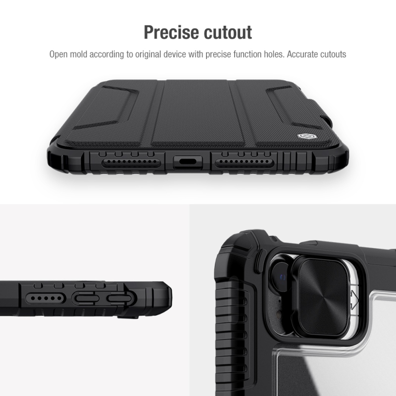 Nillkin Bumper PRO Protective Stand Case pro iPad Mini 6 2021/Mini 7 2024 Black