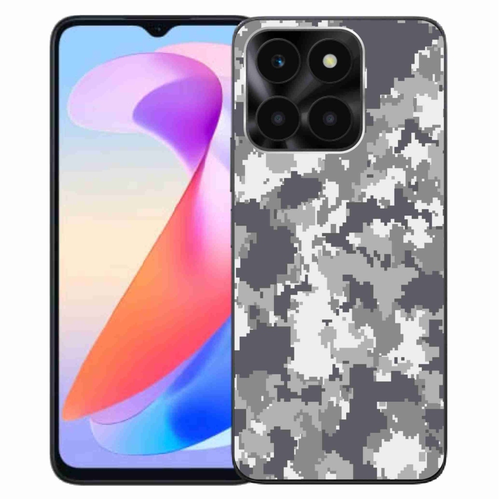 Gelový kryt mmCase na Honor X6a - maskáčový vzor 2
