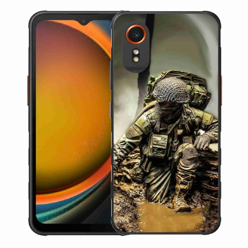 Gelový kryt mmCase na Samsung Galaxy Xcover 7 - voják