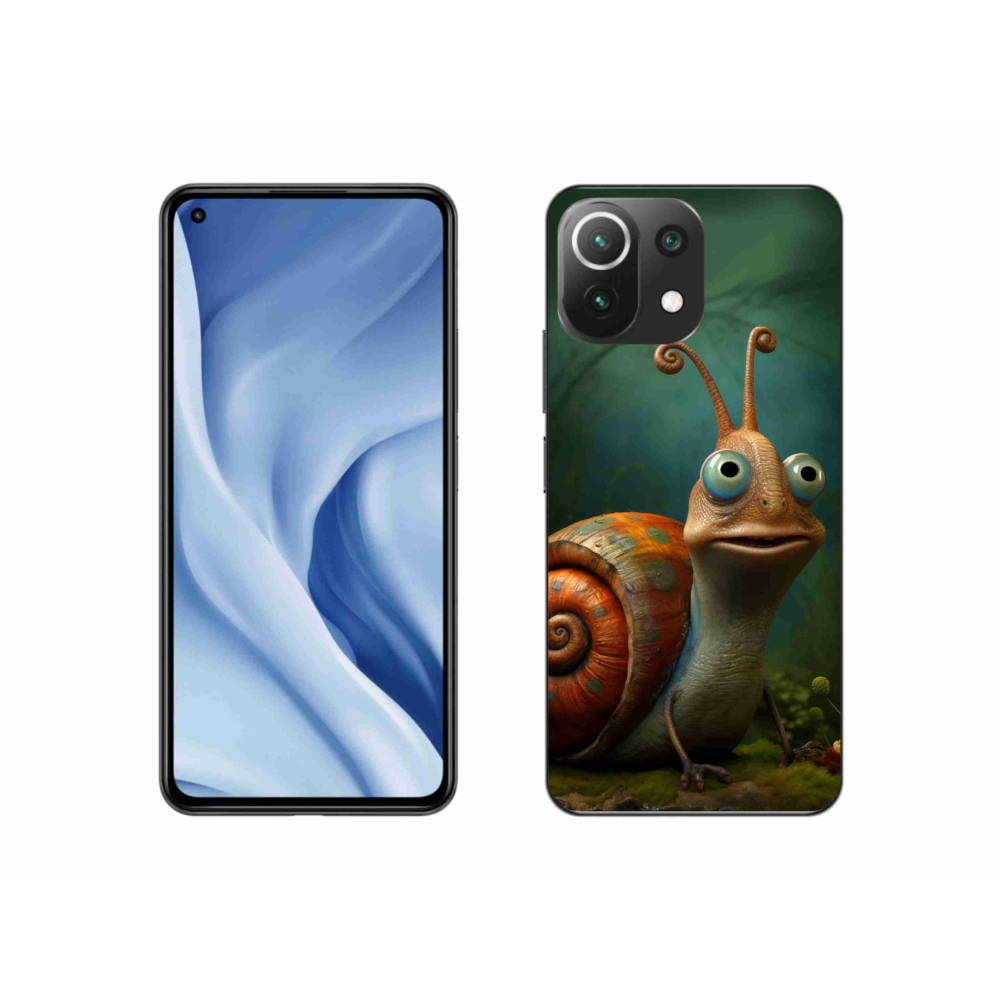 Gelový kryt mmCase na Xiaomi 11 Lite 5G NE - šnek