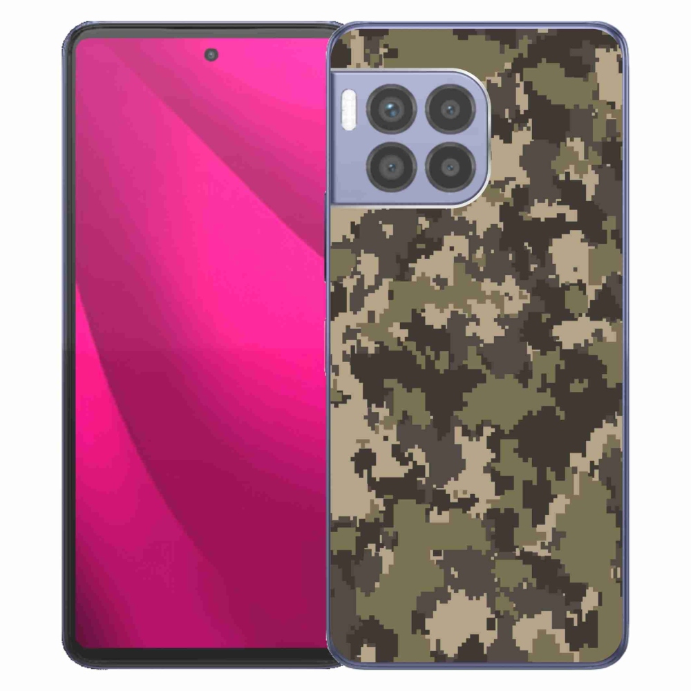 Gelový kryt mmCase na T-Mobile T Phone 2 Pro - maskáčový vzor 12