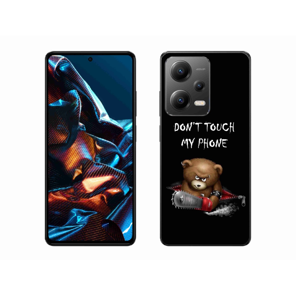Gelový kryt mmCase na Xiaomi Redmi Note 12 Pro 5G - nesahej na telefon