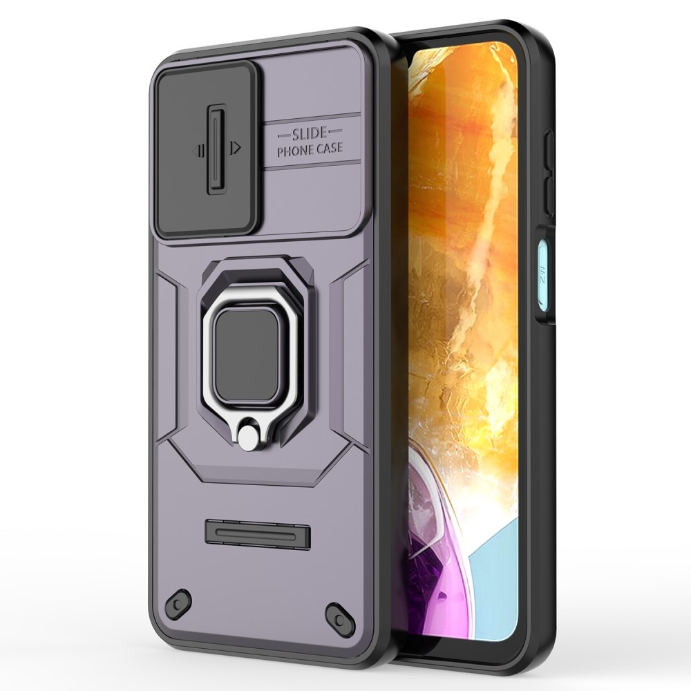 Lens odolný hybridní kryt na Samsung Galaxy M15 5G - fialový