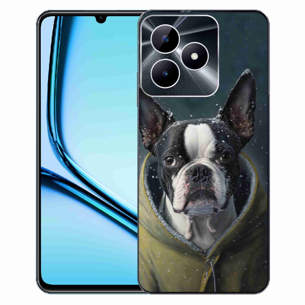 Gelový kryt mmCase na Realme Note 50 - buldoček