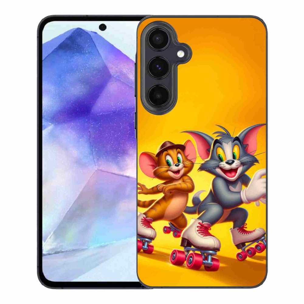 Gelový kryt mmCase na Samsung Galaxy A55 5G - tom a jerry