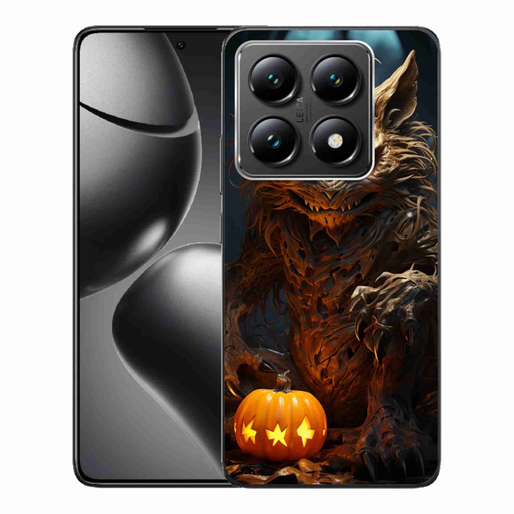 Gelový kryt mmCase na Xiaomi 14T - halloweenská příšera