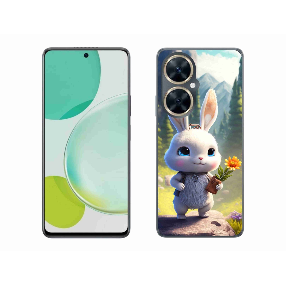 Gelový kryt mmCase na Huawei Nova 11i - roztomilý králíček