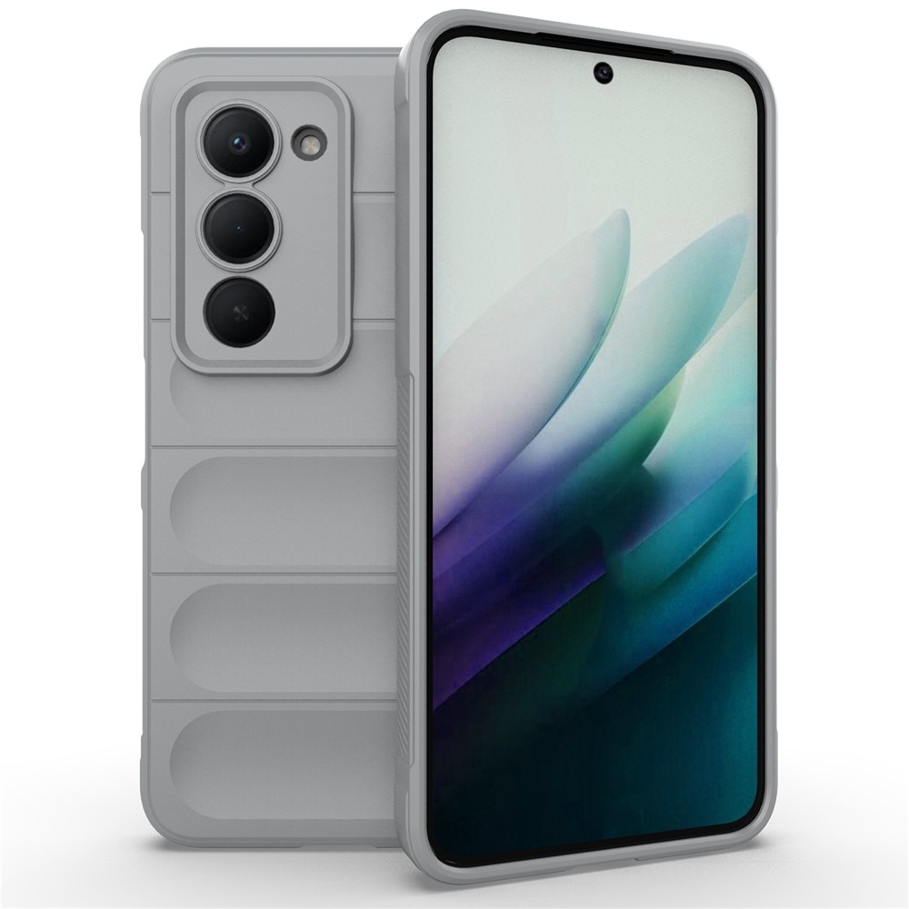 Rugg odolný gelový obal na Xiaomi Redmi 15 4G (171mm) - světlešedý