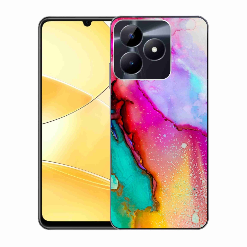 Gelový kryt mmCase na Realme C51/C53 - abstrakt 24