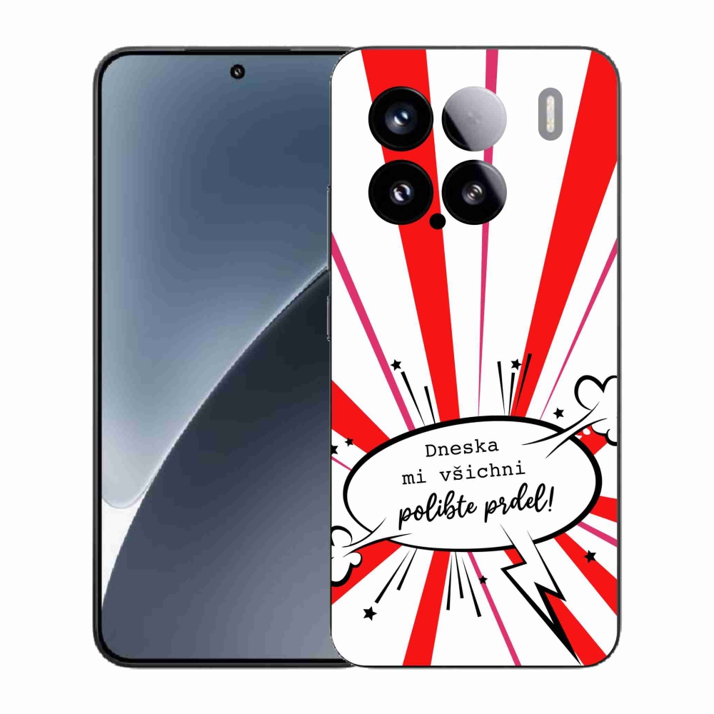 Gelový kryt mmCase na Xiaomi 15 - vtipný text 15 bílé pozadí