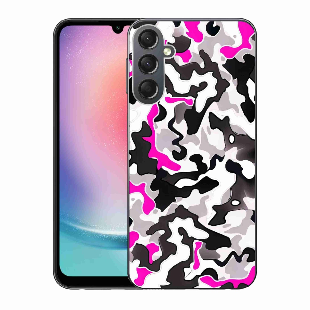 Gelový kryt mmCase na Samsung Galaxy A24 - maskáčový vzor 5