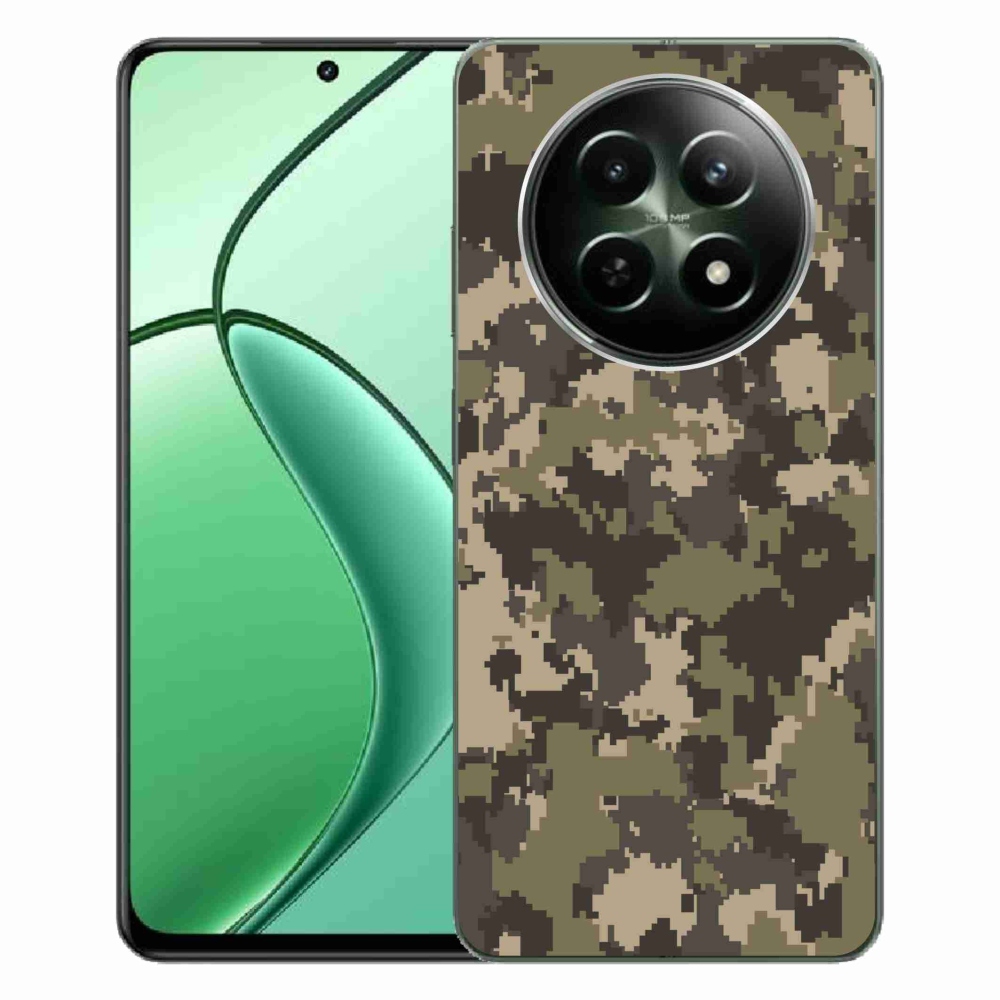 Gelový kryt mmCase na Realme 12 5G/12x 5G - maskáčový vzor 12