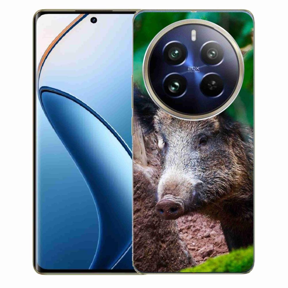 Gelový kryt mmCase na Realme 12 Pro 5G/12 Pro+ 5G - divoké prase