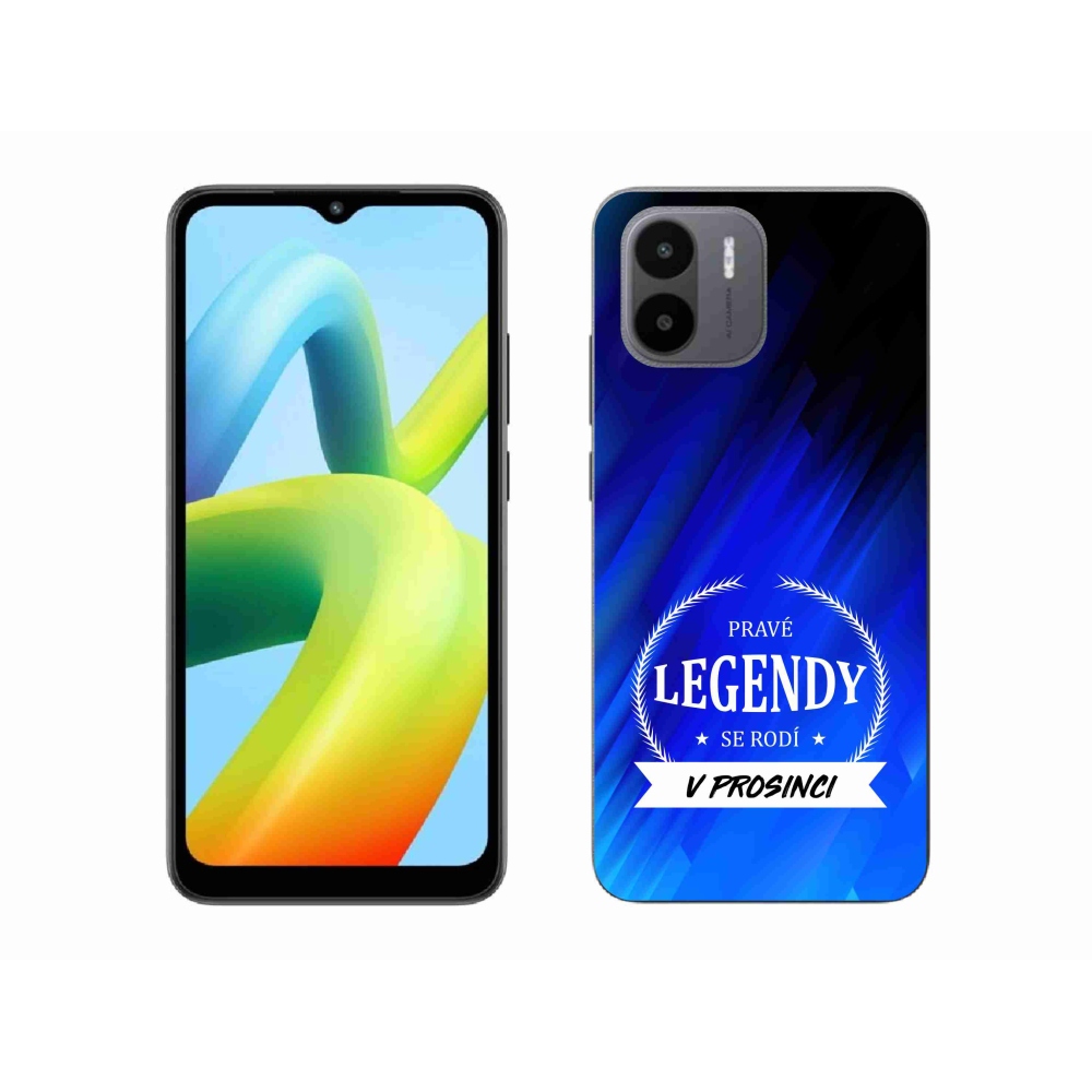 Gelový kryt mmCase na Xiaomi Redmi A1 - legendy v prosinci modré pozadí