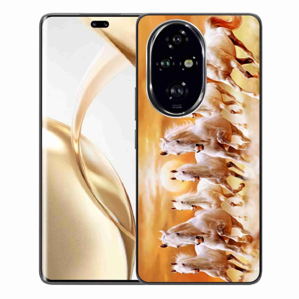 Gelový obal mmCase na Honor 200 Pro 5G - koně 2