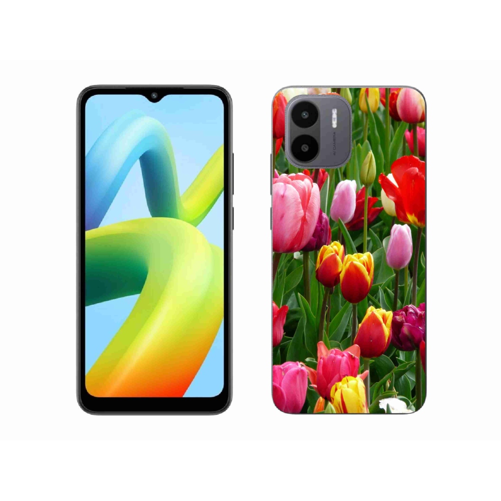 Gelový kryt mmCase na Xiaomi Redmi A1/Redmi A2 - tulipány