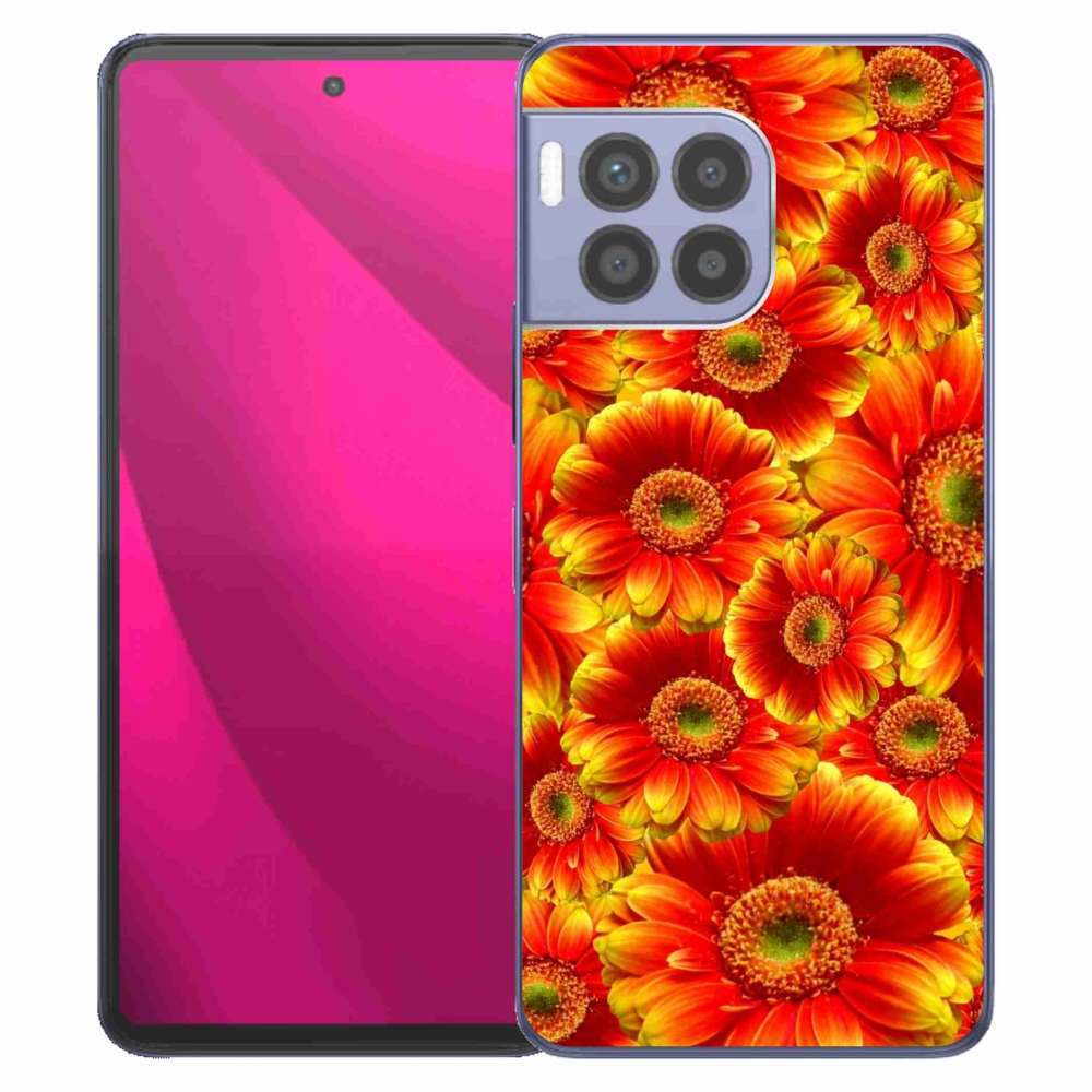 Gelový kryt mmCase na T-Mobile T Phone 2 Pro - gerbera 1