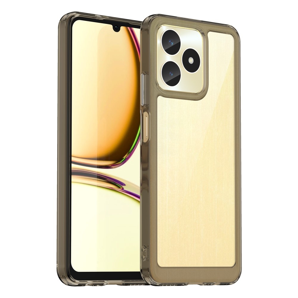 Gelový obal s pevnými zády na Realme C51/C53 - šedý