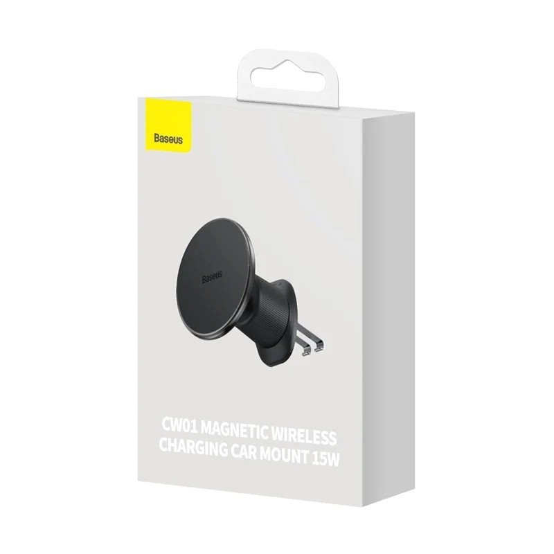Baseus CW01 Magnetický Držák do Auta s Bezdrátovým nabíjením 15W Cluster Black