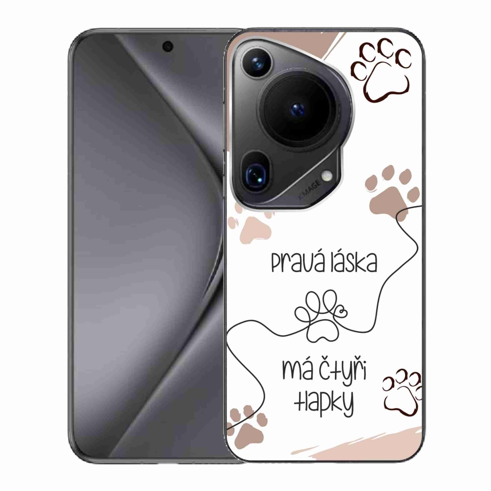 Gelový kryt mmCase na Huawei Pura 70 Ultra - psí motiv 1 bílé pozadí