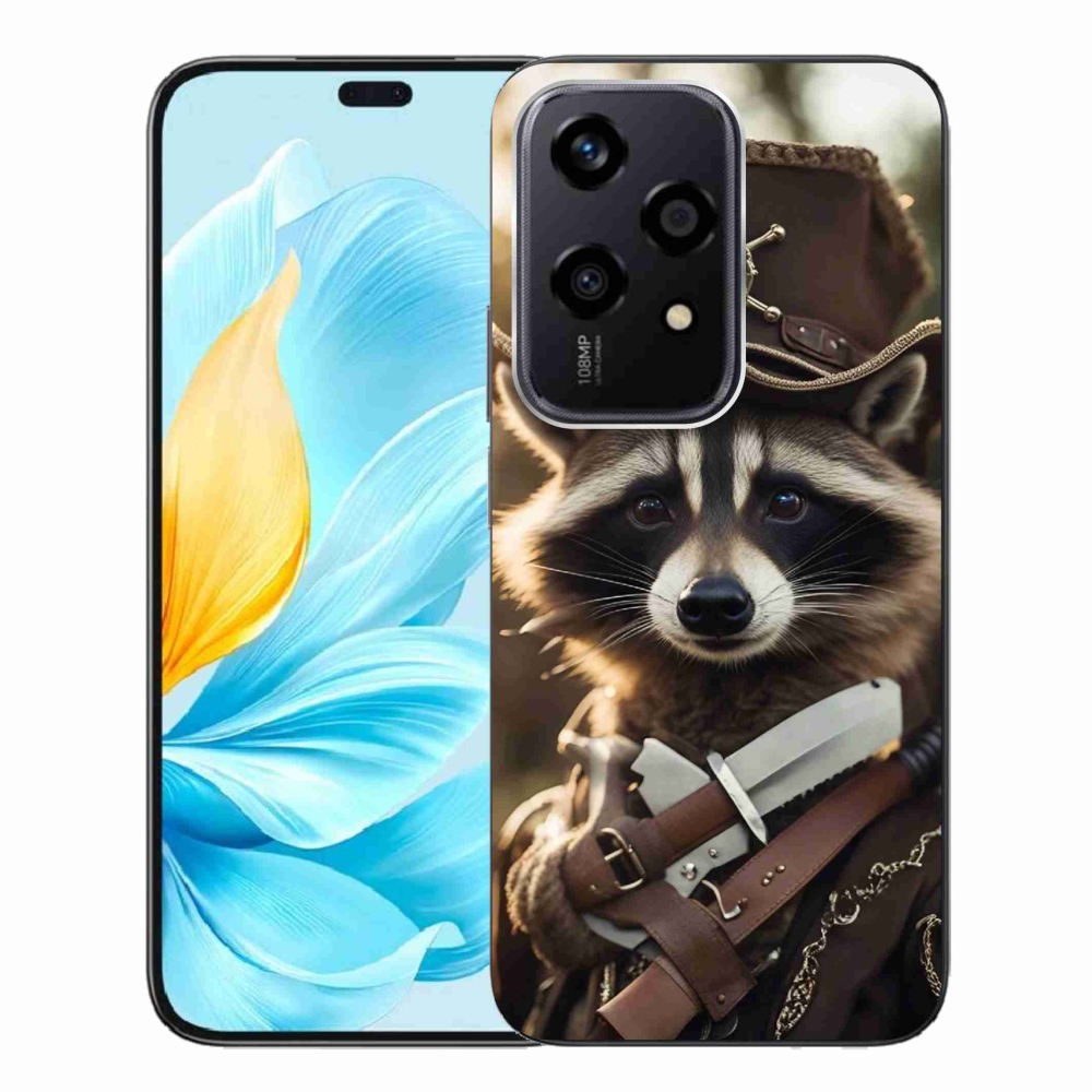 Gelový kryt mmCase na Honor 200 Lite 5G - mýval v uniformě