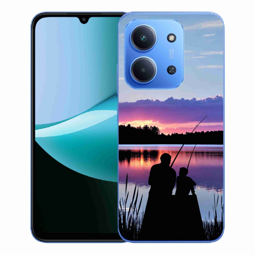 Gelový kryt mmCase na Xiaomi Redmi 15C 4G/5G (173mm) - rybaření 2