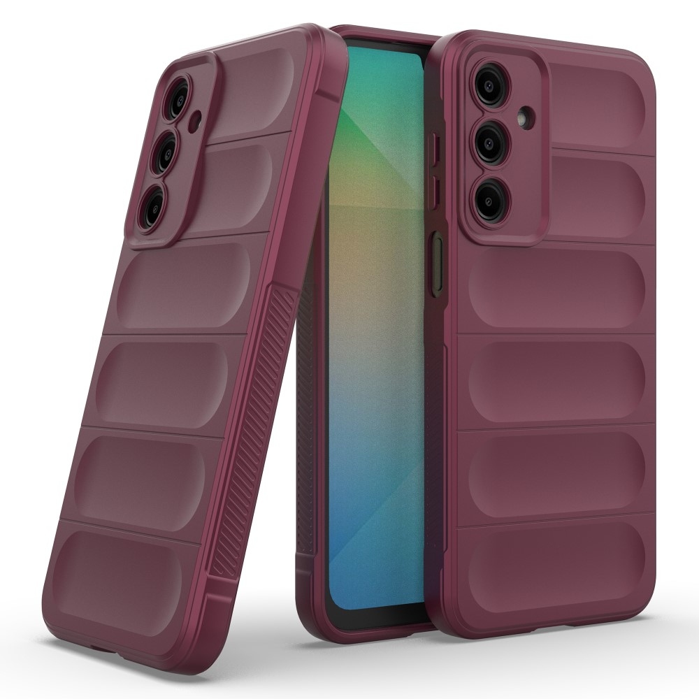Rugg odolný gelový obal na Samsung Galaxy A16 4G/5G - vínový