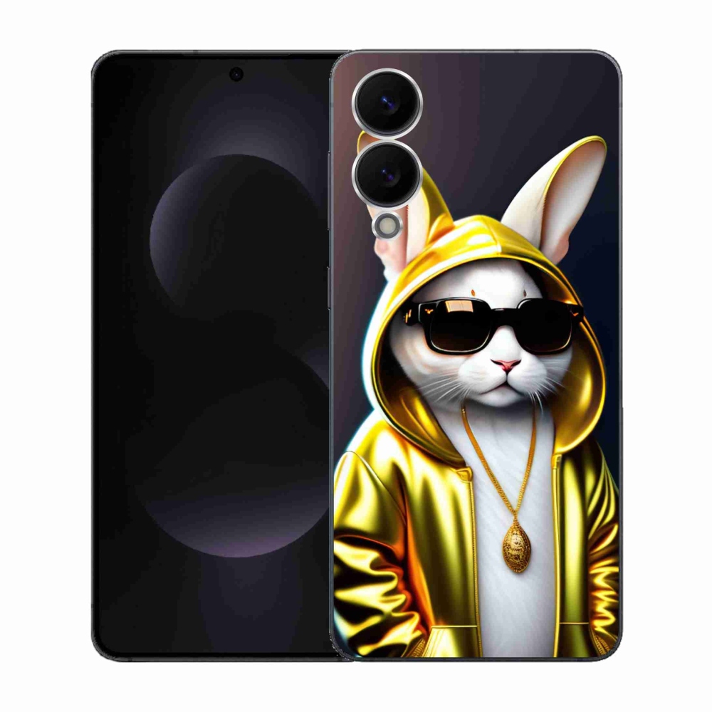 Gelový kryt mmCase na Samsung Galaxy S25 Edge - kočka boss