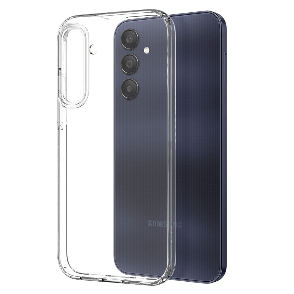 NORTHJO průhledný gelový obal + tvrzené sklo na Samsung Galaxy A25 5G - průhledný