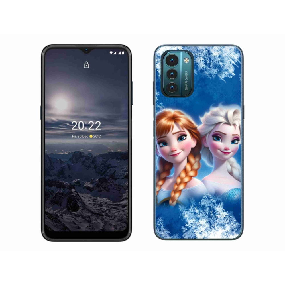Gelový kryt mmCase na Nokia G11/G21 - ledové království 2