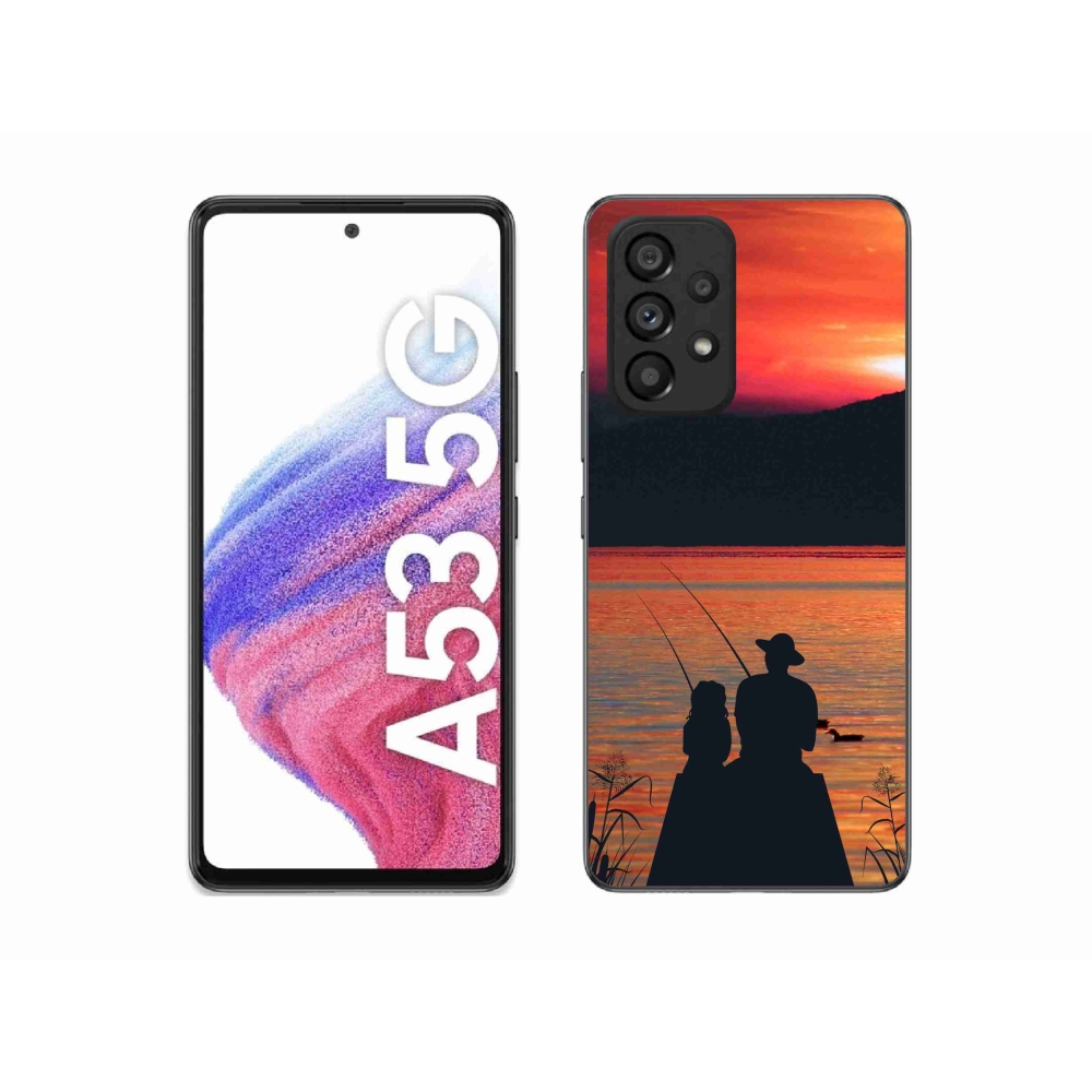 Gelový kryt mmCase na Samsung Galaxy A53 5G - rybaření 3
