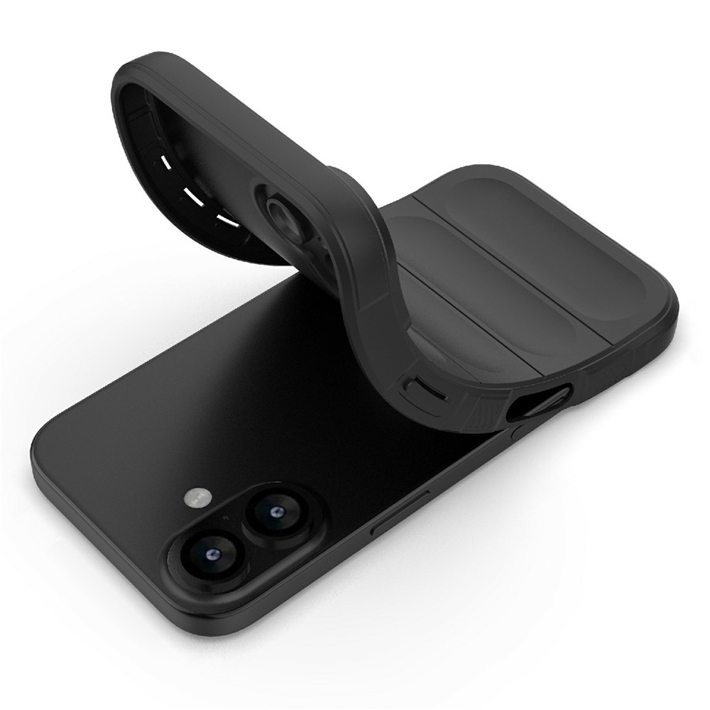 Rugg odolný gelový obal na iPhone 17 - černý