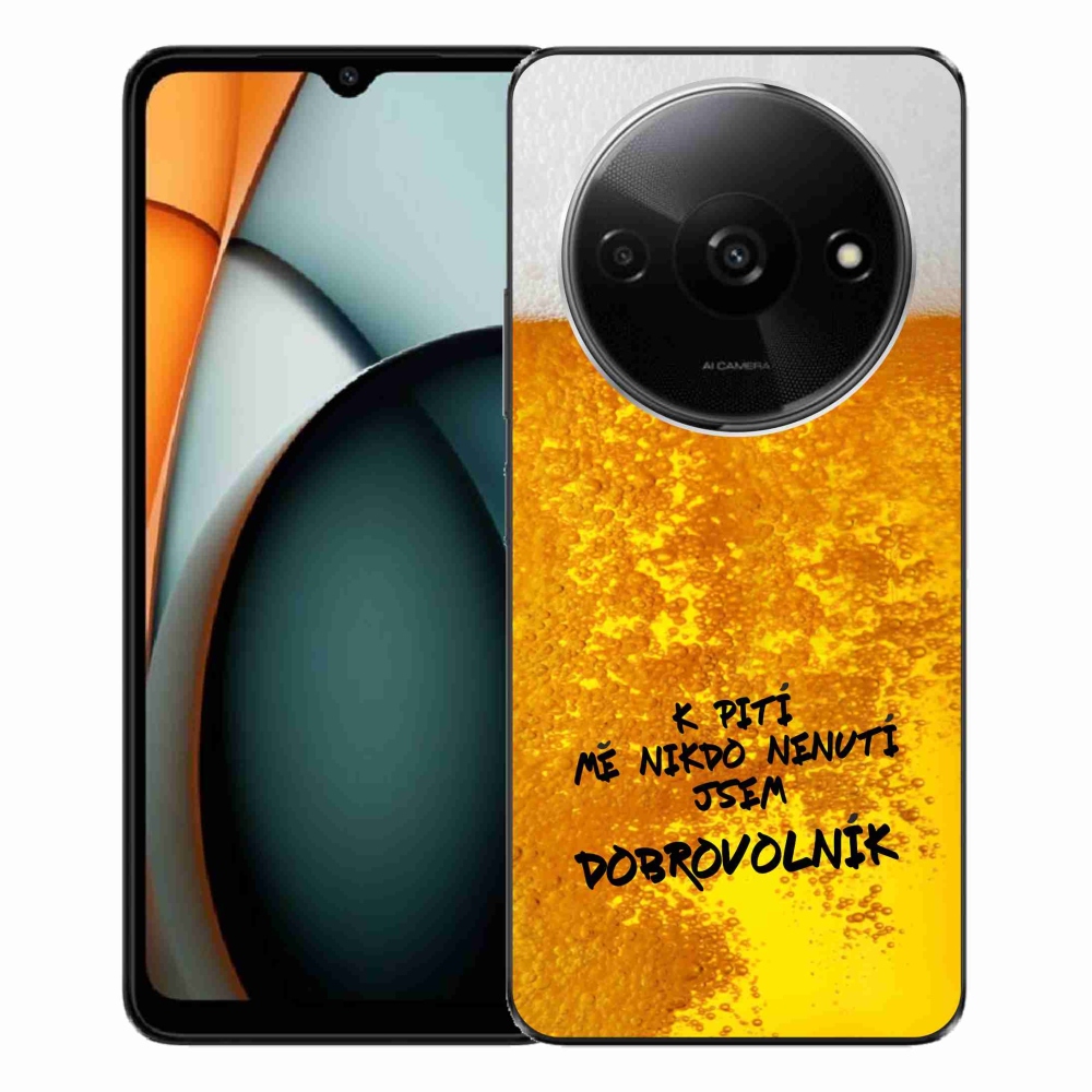 Gelový kryt mmCase na Xiaomi Redmi A3  - pivní motiv 4