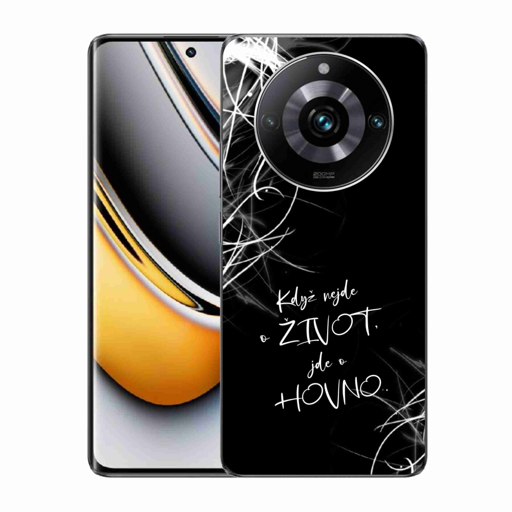 Gelový kryt mmCase na Realme 11 Pro/11 Pro+ - vtipný text 16 černé pozadí