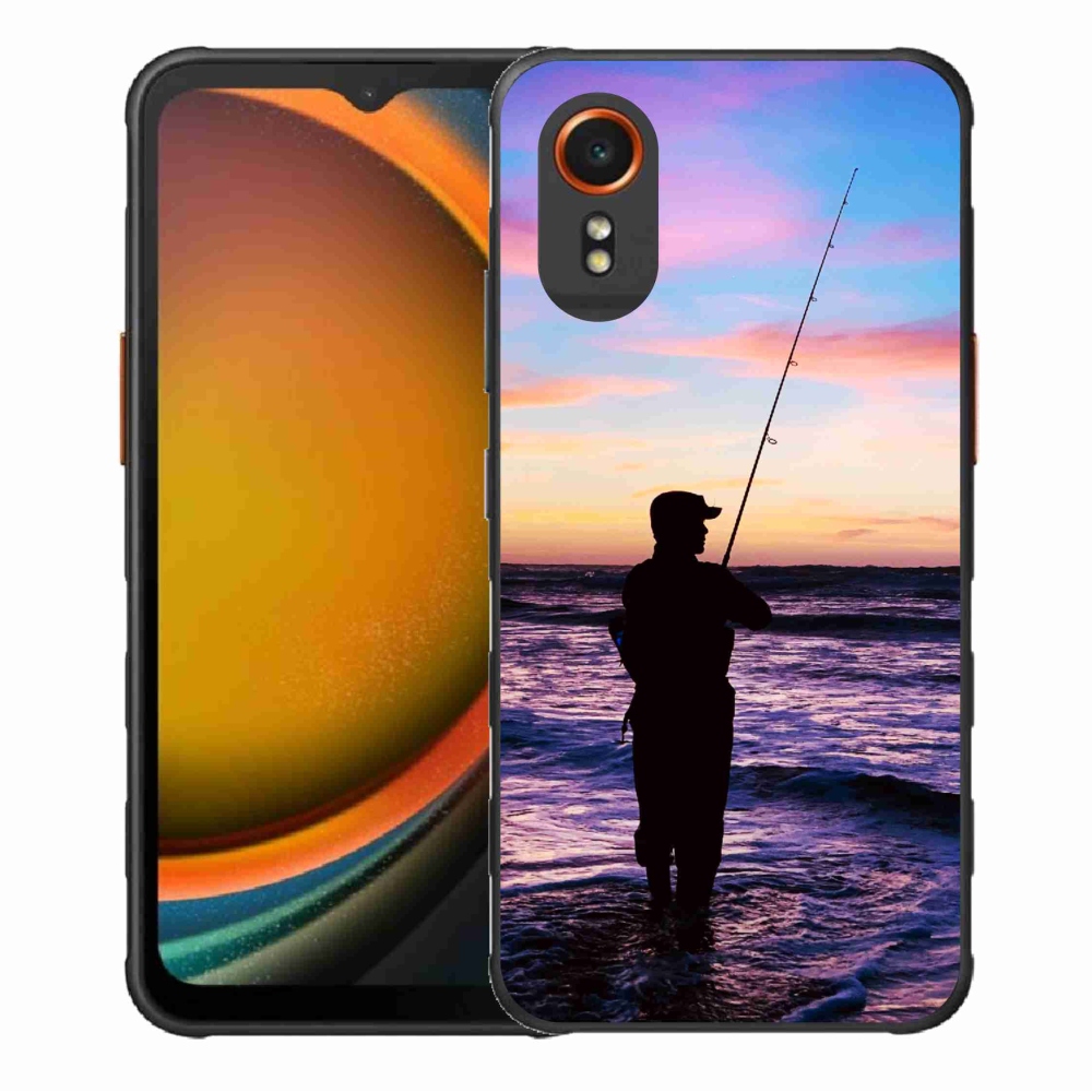 Gelový kryt mmCase na Samsung Galaxy Xcover 7 - rybaření 1