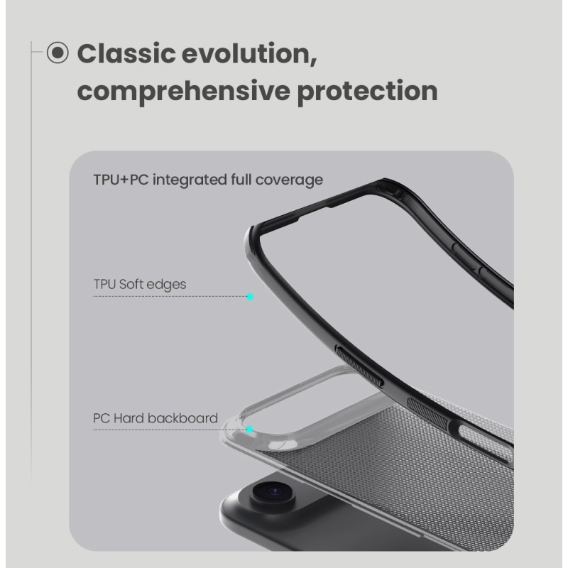Nillkin Super Frosted PRO Zadní Kryt pro Apple iPhone Air Transparent Black
