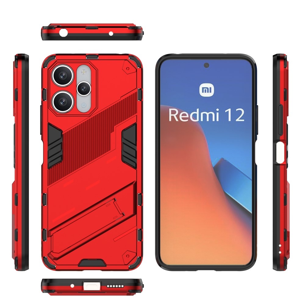 Armory odolný kryt na Xiaomi Redmi 12 4G/5G - červený