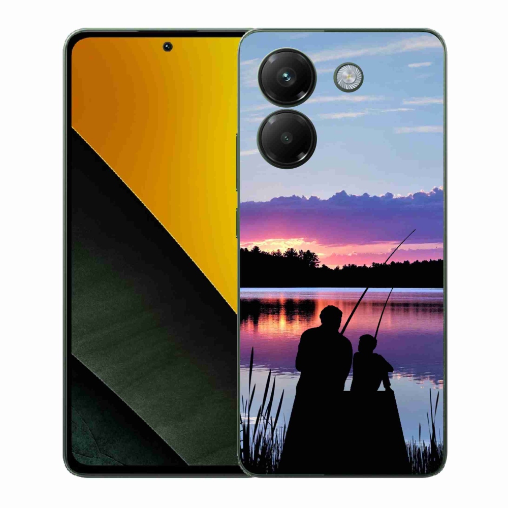 Gelový kryt mmCase na Xiaomi Poco M7 Pro 5G - rybaření 2